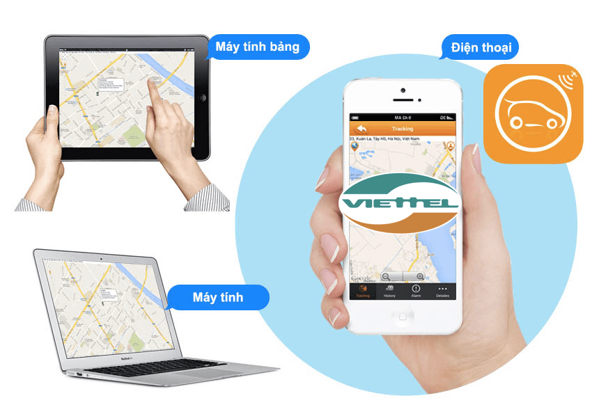 thiết bị định vị xe ô tô Viettel