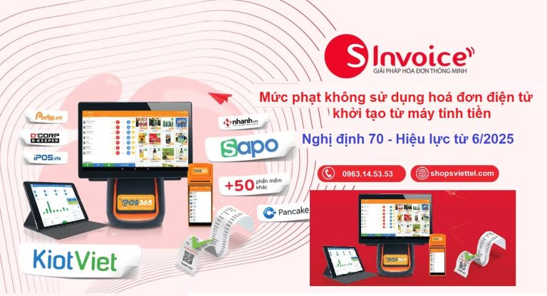 Mức phạt không sử dụng hoá đơn điện tử máy tính tiền 6/2025 8 Mức phạt không sử dụng hoá đơn điện tử máy tính tiền 6/2025