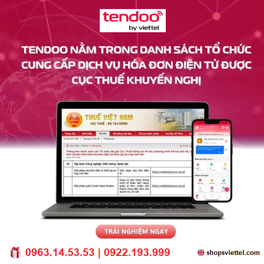 Phần mềm quản lý bán hàng Tendoo